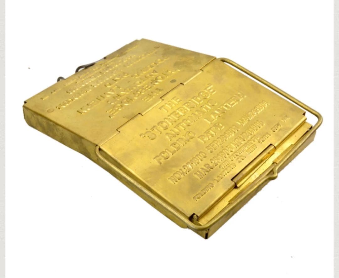 ★新品未開封★ストーンブリッジ フォールディング キャンドルランタン 真鍮