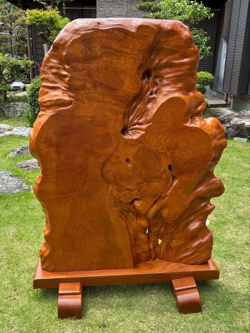 衝立（かりん、もしくは けやき）