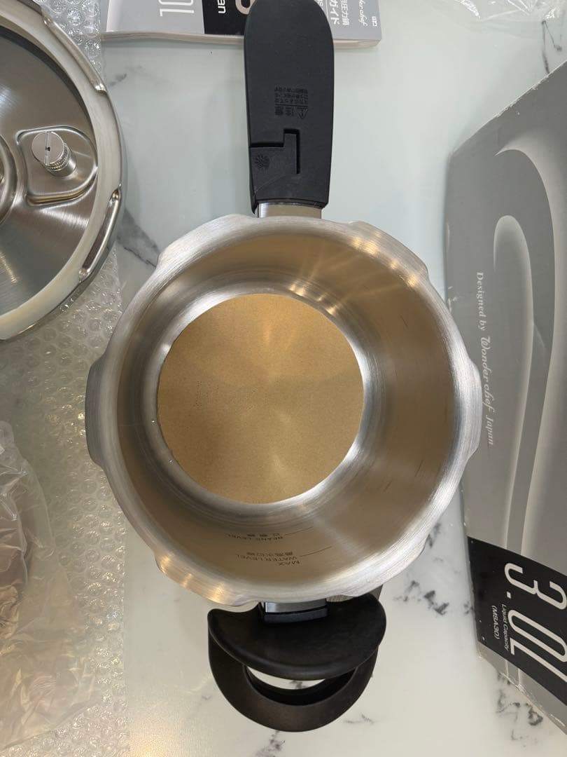 ワンダーシェフ　マクサス片手圧力鍋　３リットル新品未使用