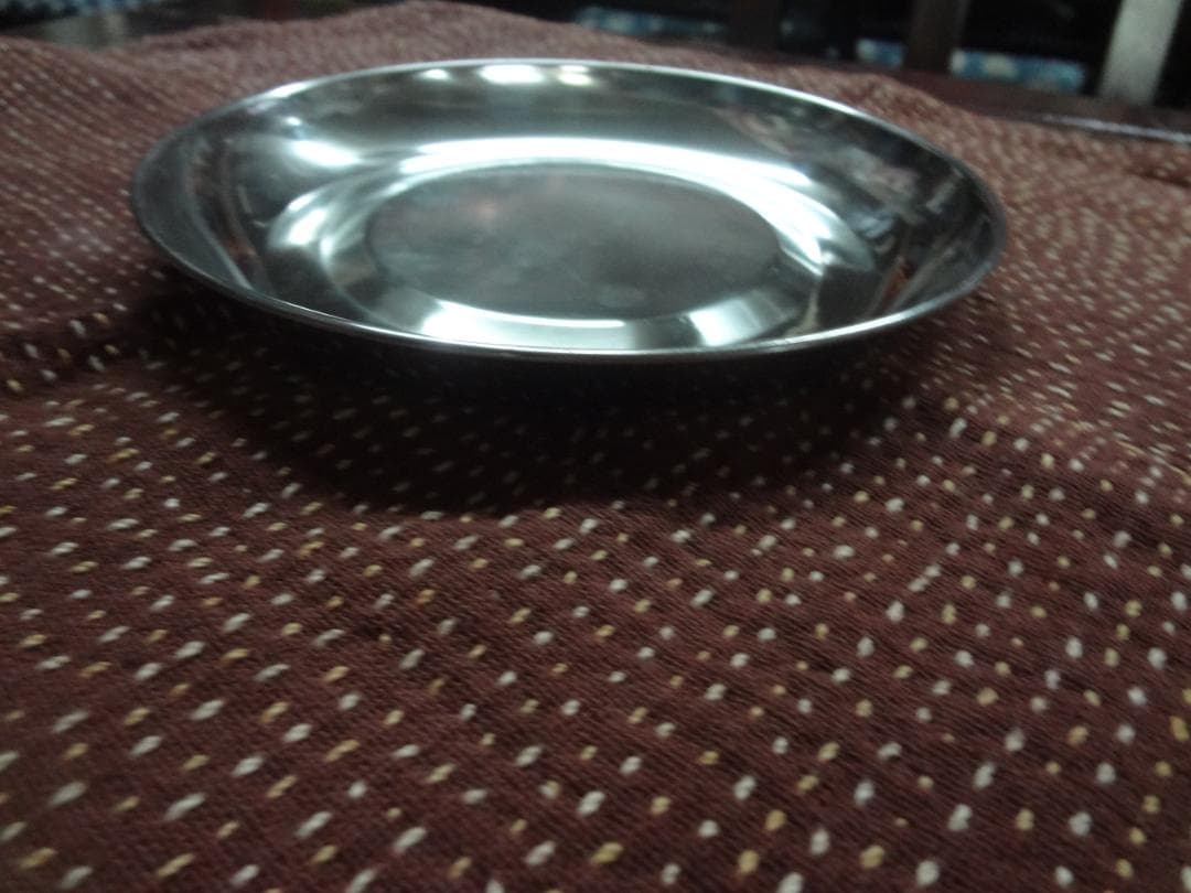 ステンレス丸皿・プレート３０枚セット　　バイキング・ビッフェ・キャンプ・デザート