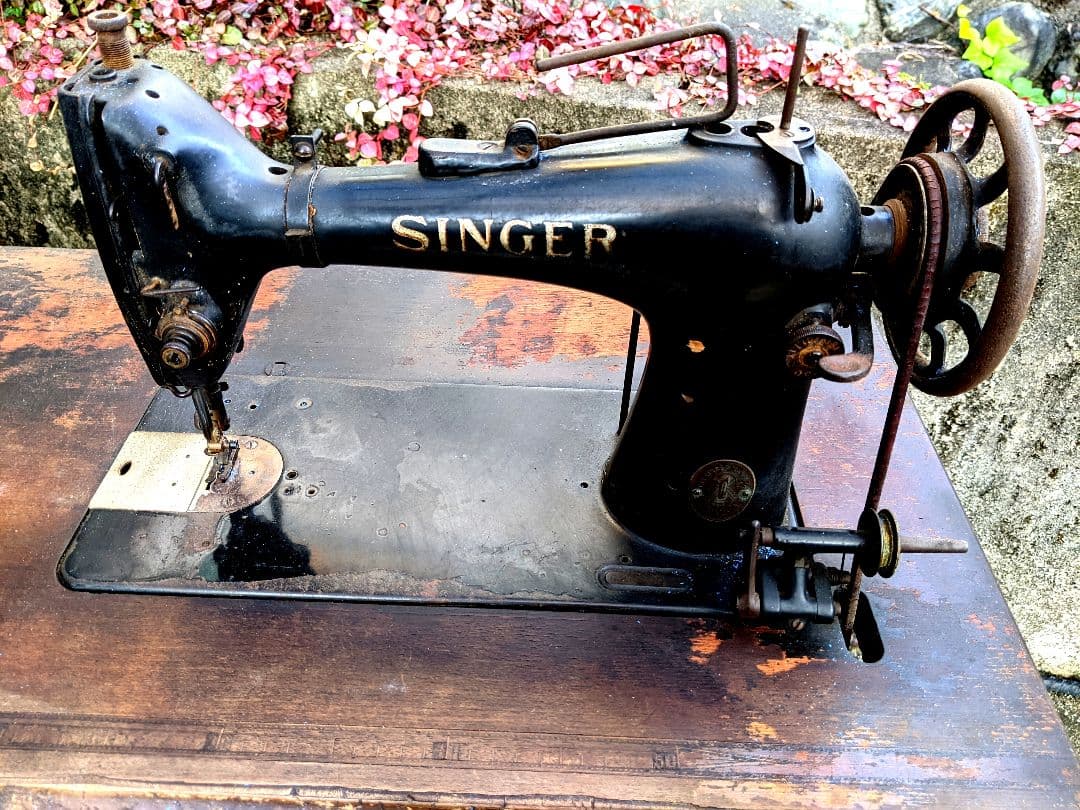 アンティーク シンガー ミシン 職業用 足踏み インテリア 店頭 ディスプレイ