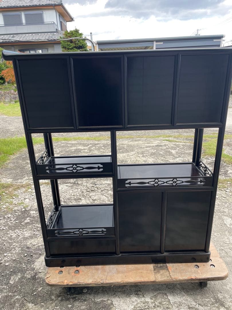 唐木家具 茶箪笥 飾り棚 アンティーク家具　和家具　ヴェンテージ