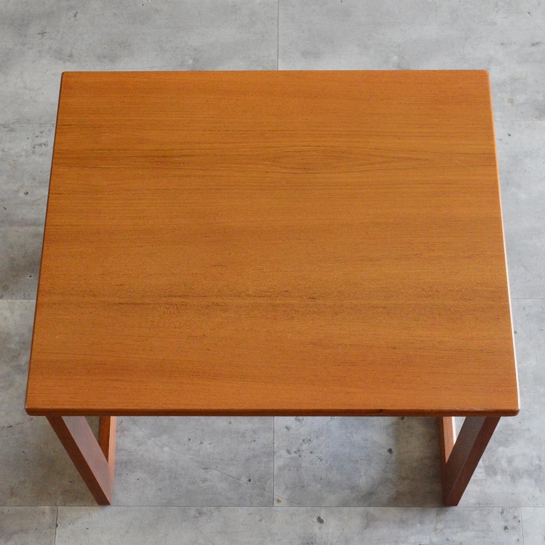 イギリスヴィンテージ チーク エクステンション ネストテーブル キャビネット付