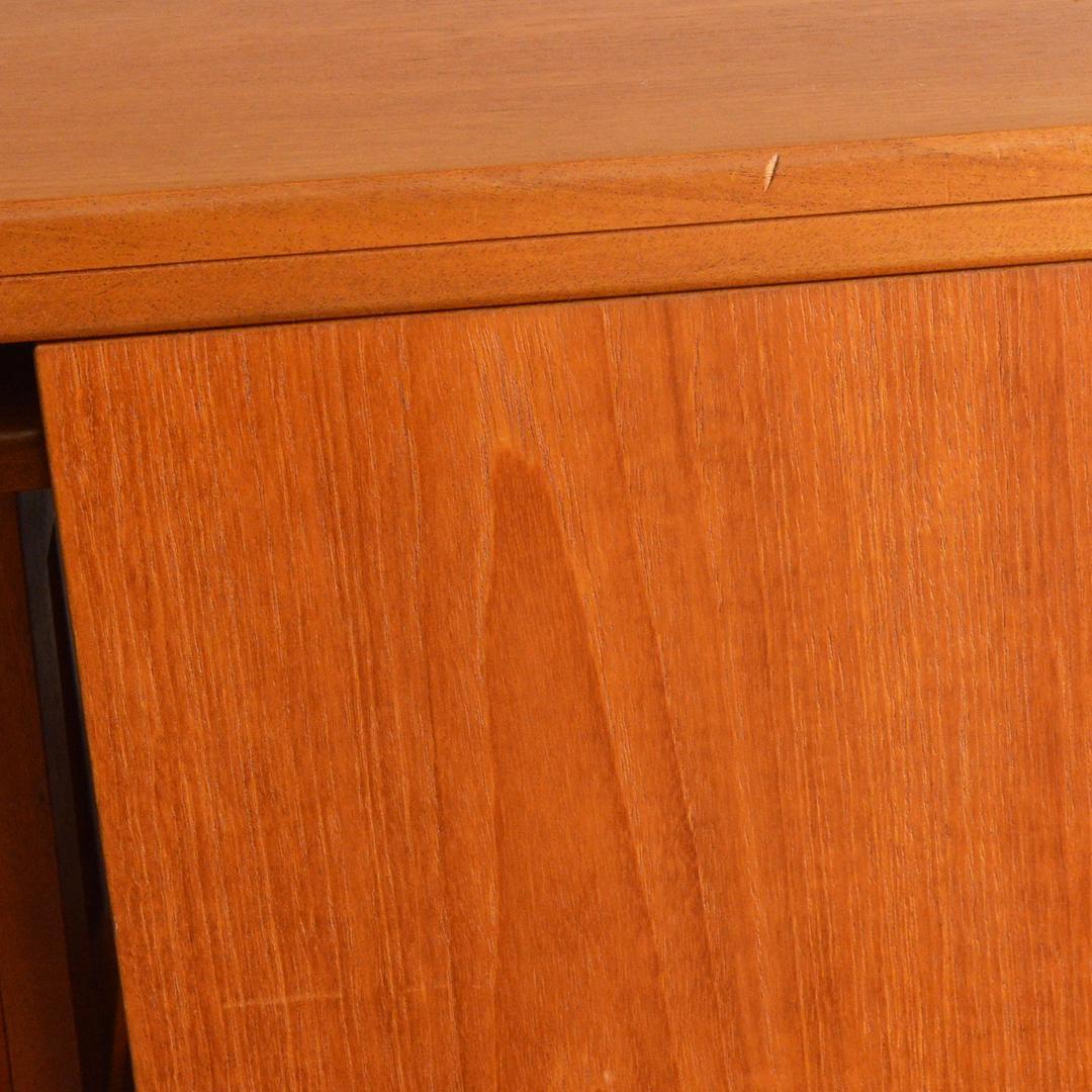 イギリスヴィンテージ チーク エクステンション ネストテーブル キャビネット付