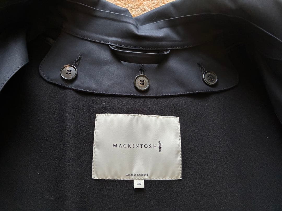 未使用　MACKINTOSH マッキントッシュ DUNKELD ゴム引きコート