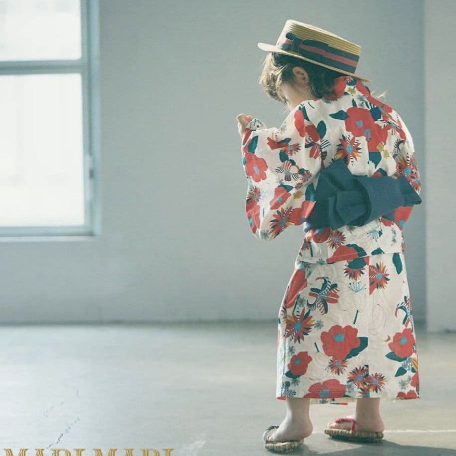 マールマール　浴衣　未使用品　3~5歳　100ｃｍ