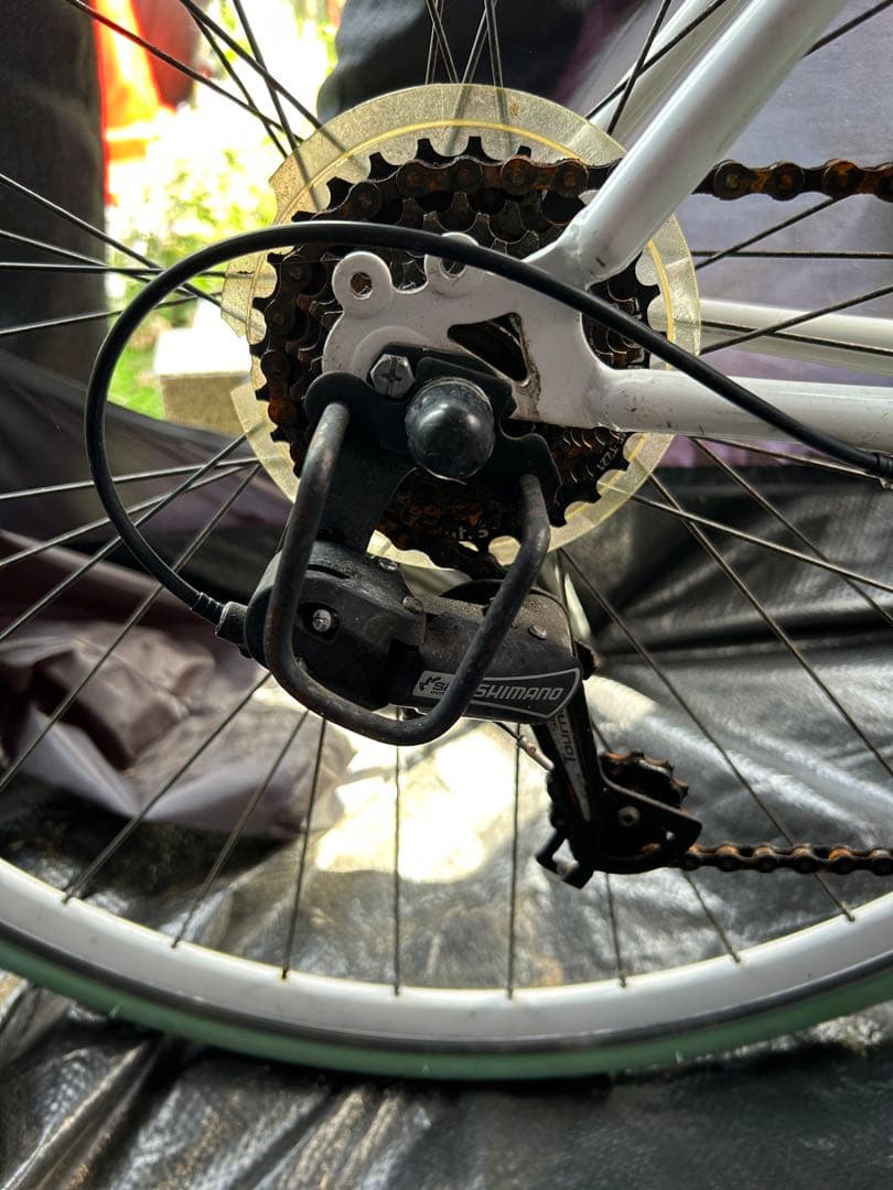 Grandir ロードバイク ホワイト/グリーン　引き取り限定