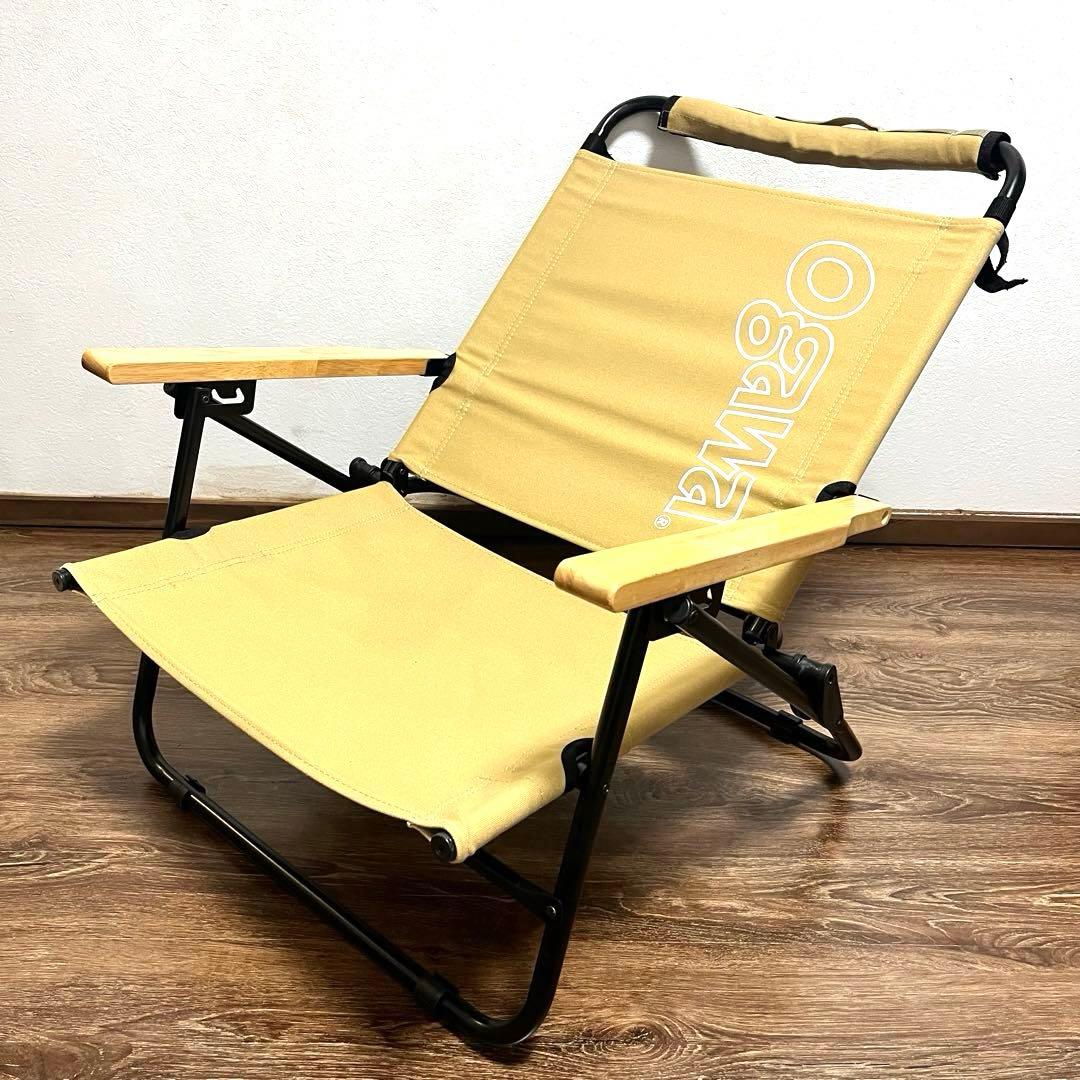 美品 ogawaアウトドアチェア リクライニング オガワ ローチェア 2脚
