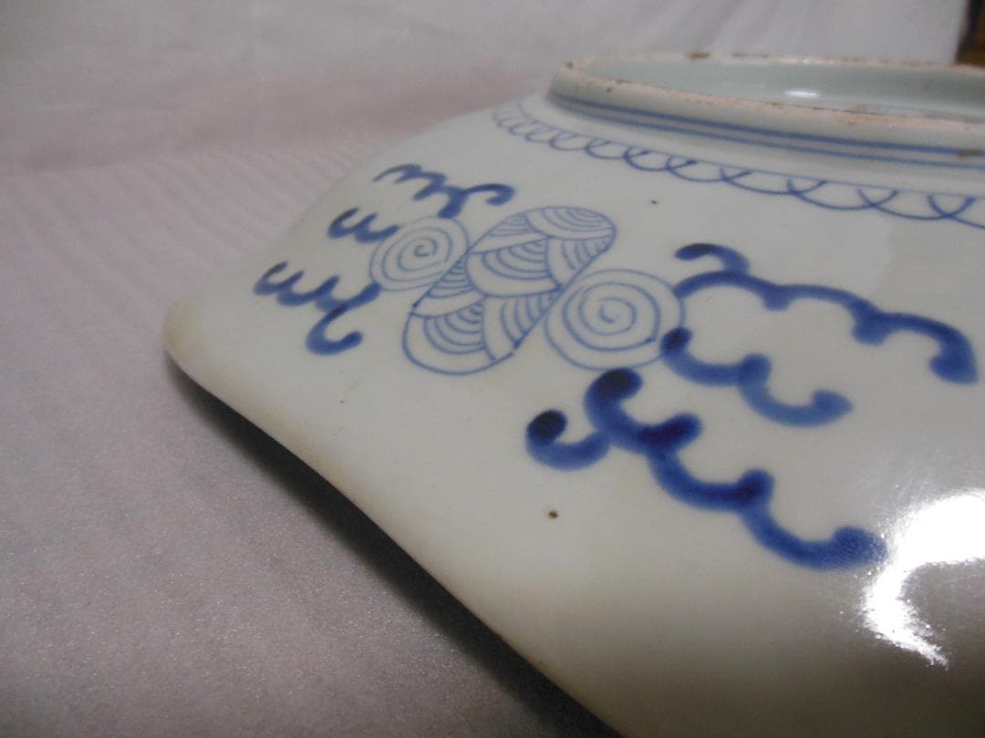 古伊万里　大皿（鯉）