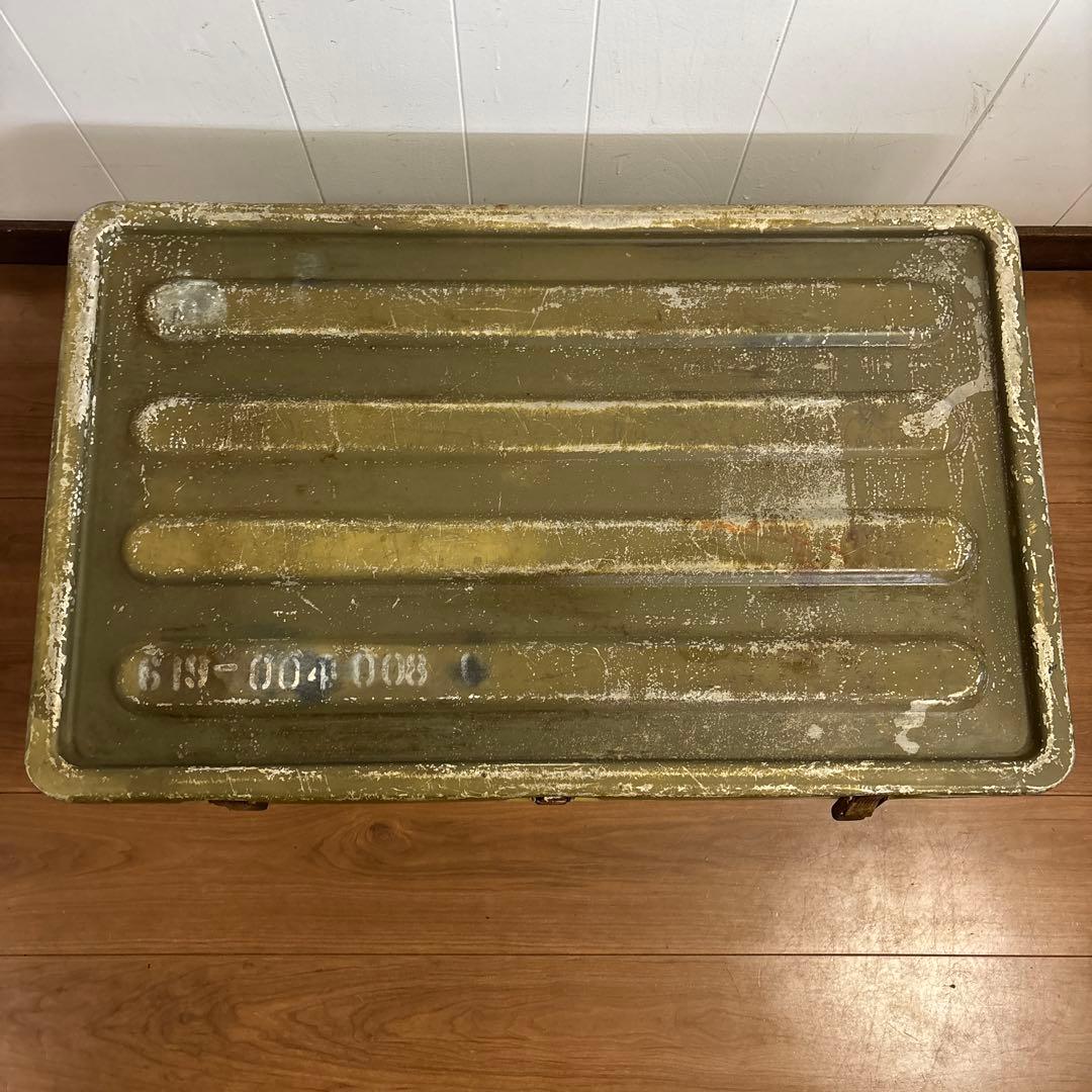 米軍　実物　アルミコンテナ　送料無料