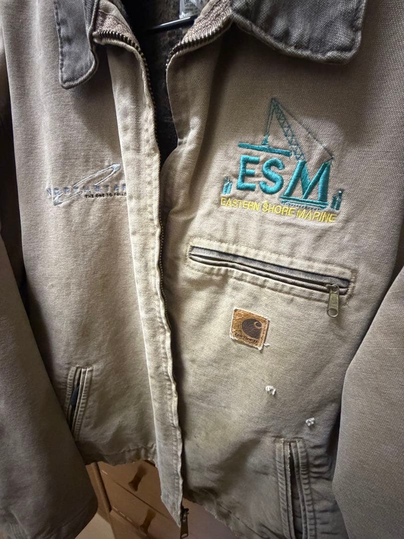 Carhartt デトロイトジャケット J97 企業ロゴ