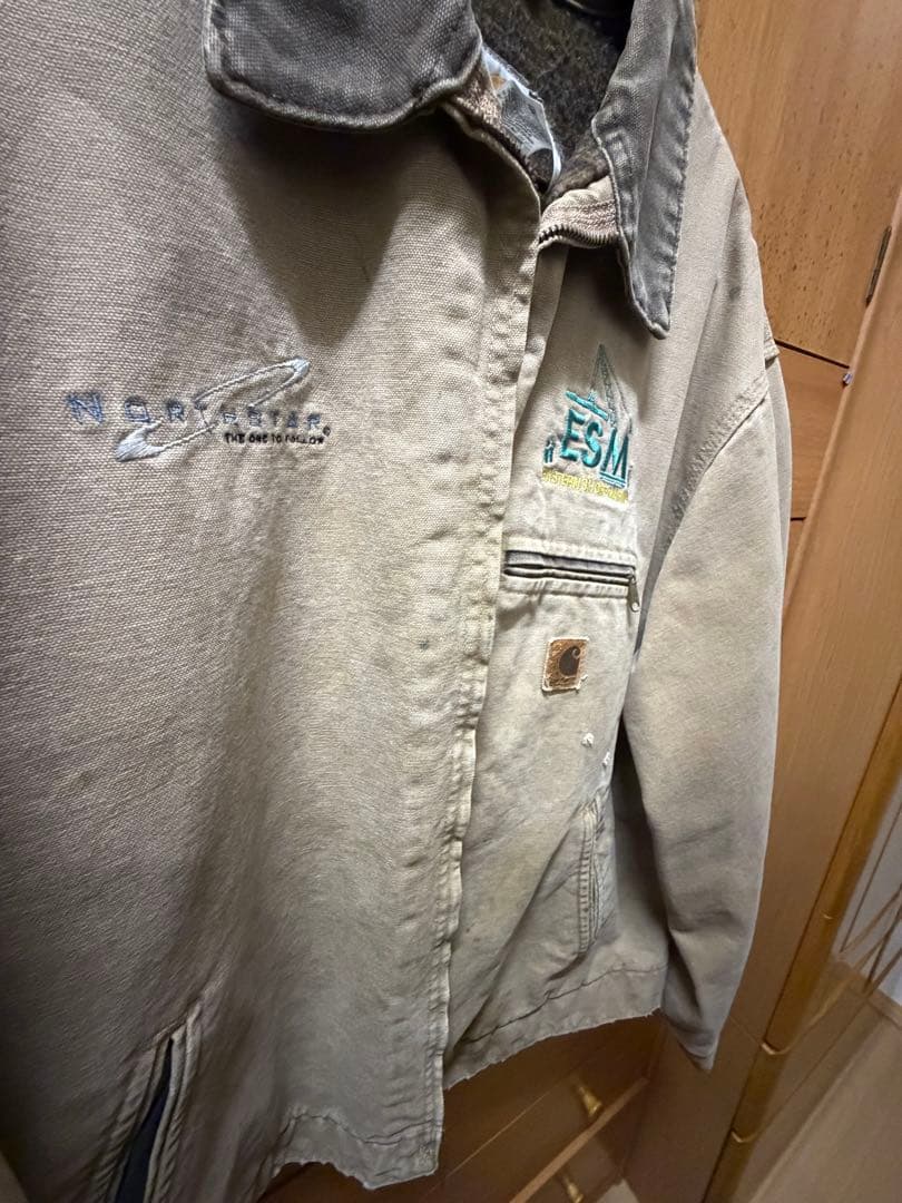 Carhartt デトロイトジャケット J97 企業ロゴ