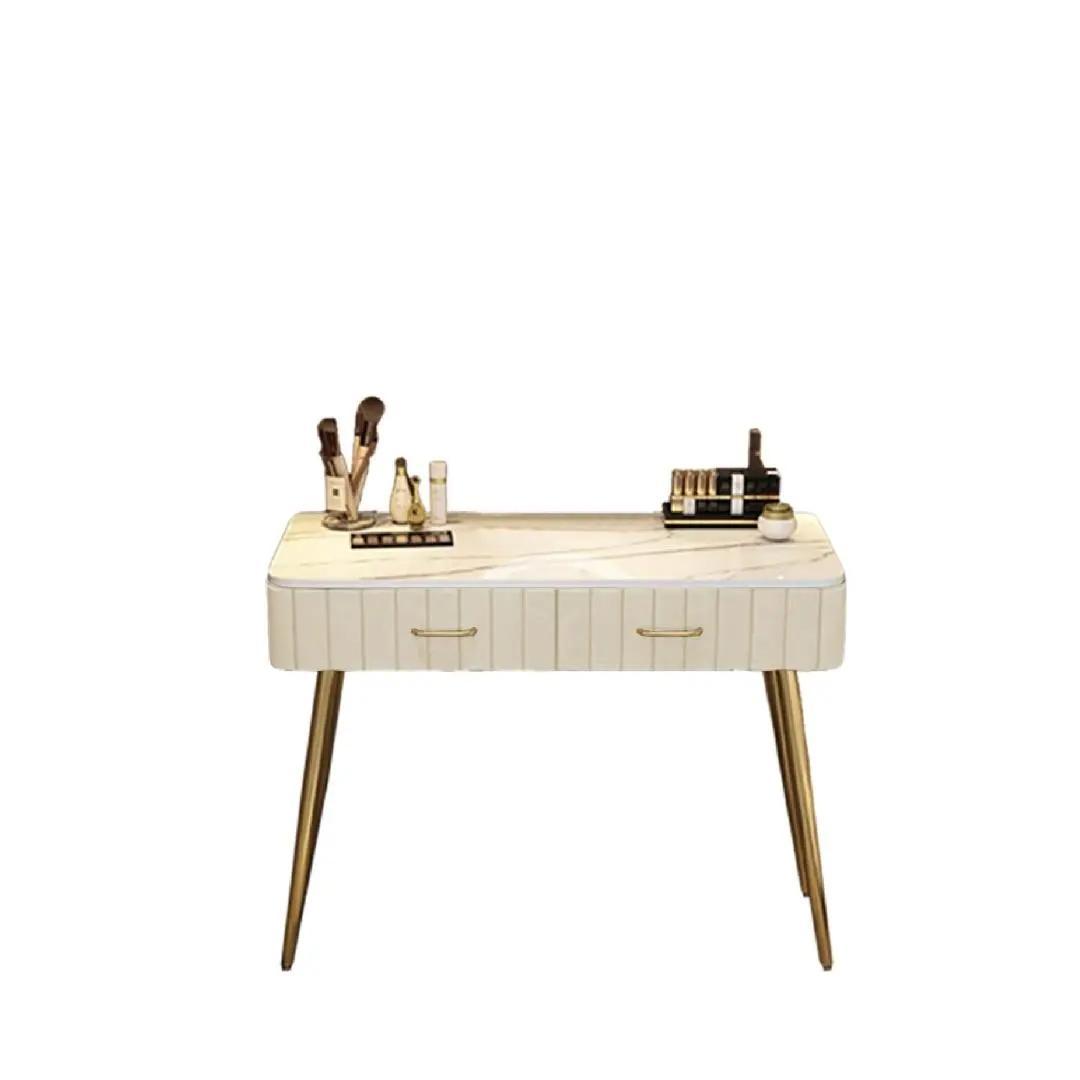 ホワイト木製ドレッサー 訳あり品　写真をご確認J108-80-02 デスクのみ