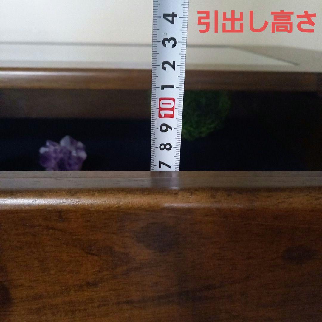 森のサーカス　株式会社　ガラス　センターテーブル 引出付き　コレクション　飾り