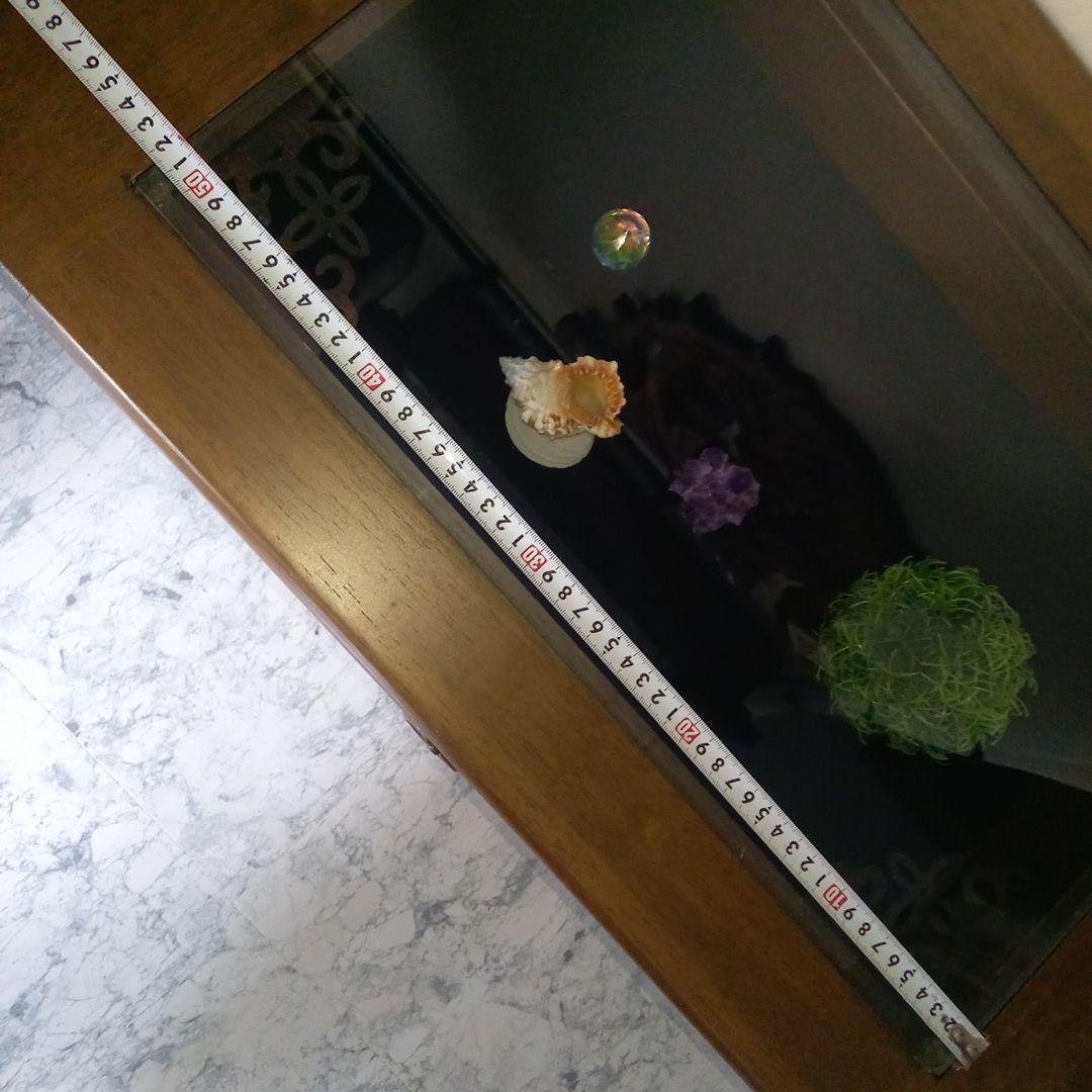 森のサーカス　株式会社　ガラス　センターテーブル 引出付き　コレクション　飾り