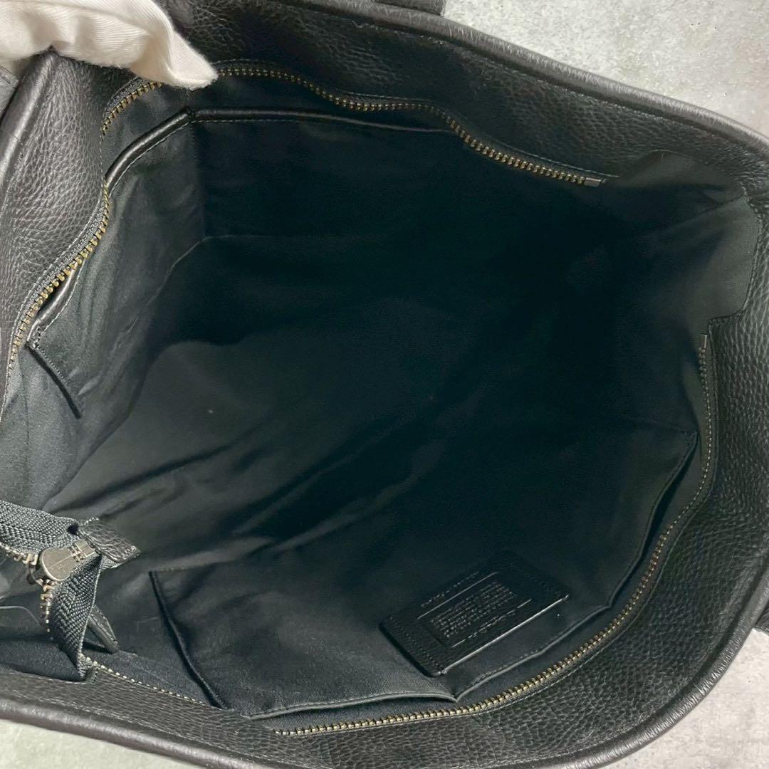 極美品 coach コーチ トートバッグ ショルダーバッグ 大容量 レザー