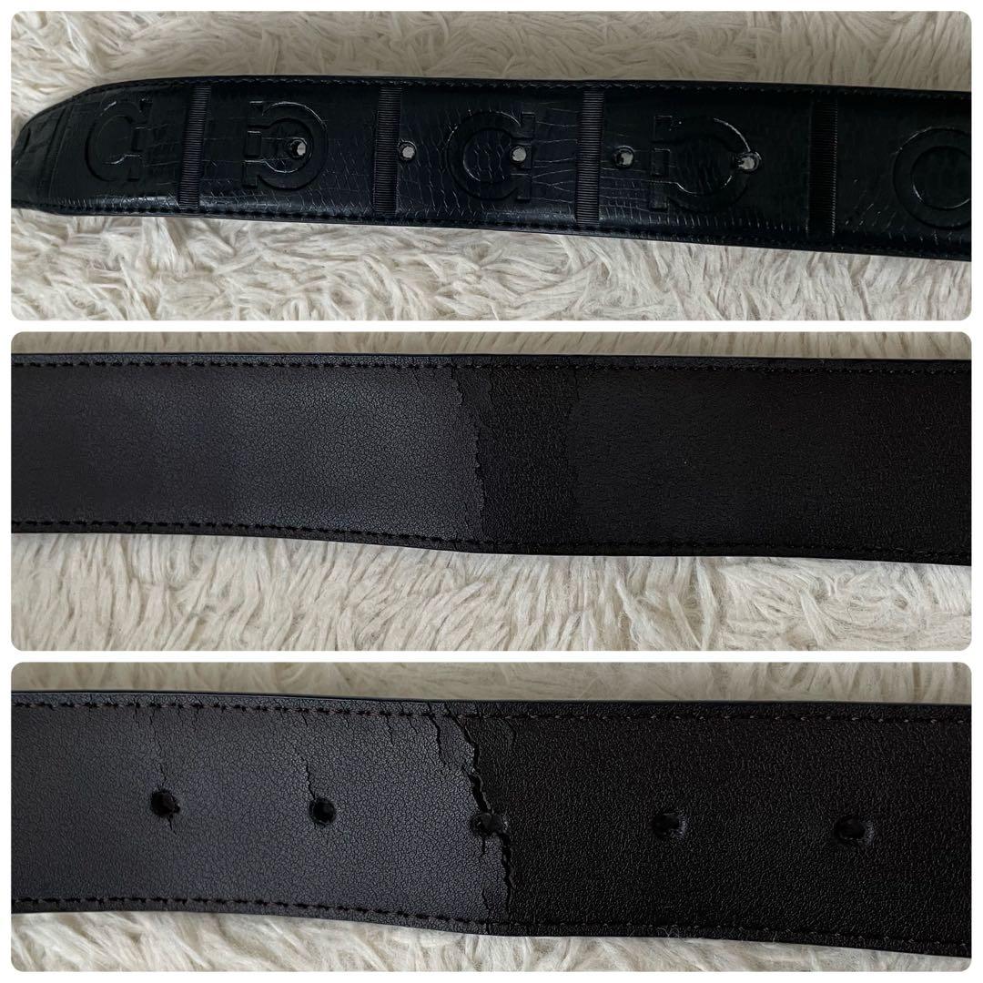 かんたむ様　美品　フェラガモ　ダブルガンチーニ　型押しベルト