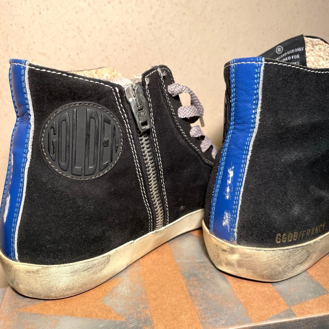 【最安値 】【レア】★ゴールデングース スニーカー 黒 38