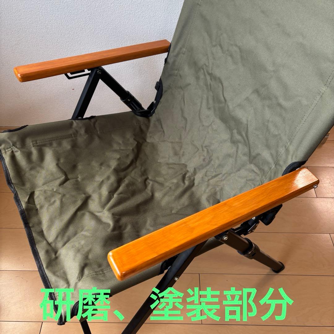 Coleman 折りたたみハイバックチェア オリーブグリーン　レイチェア