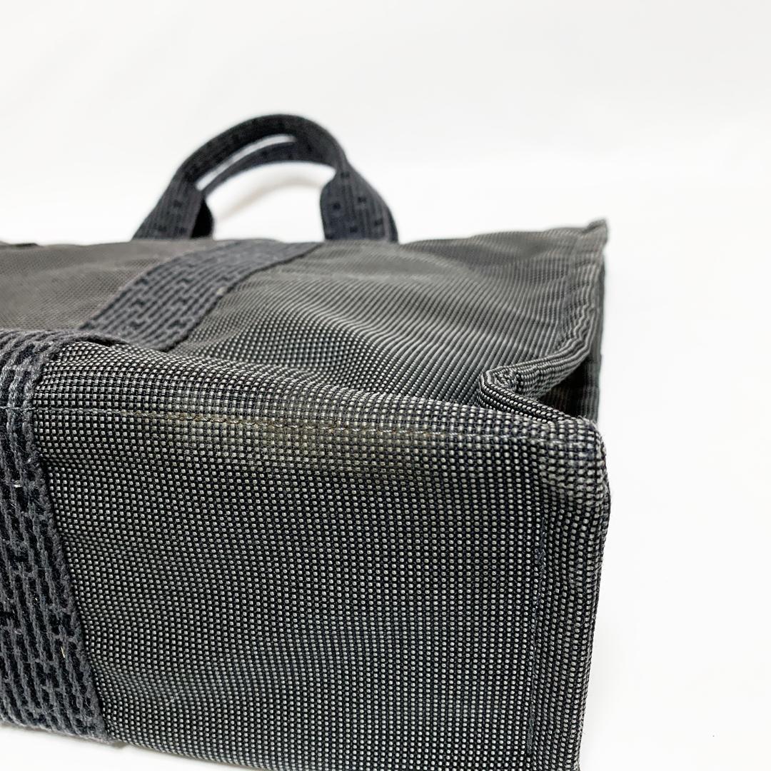 HERMES エルメス エールラインMM トートバッグ グレー