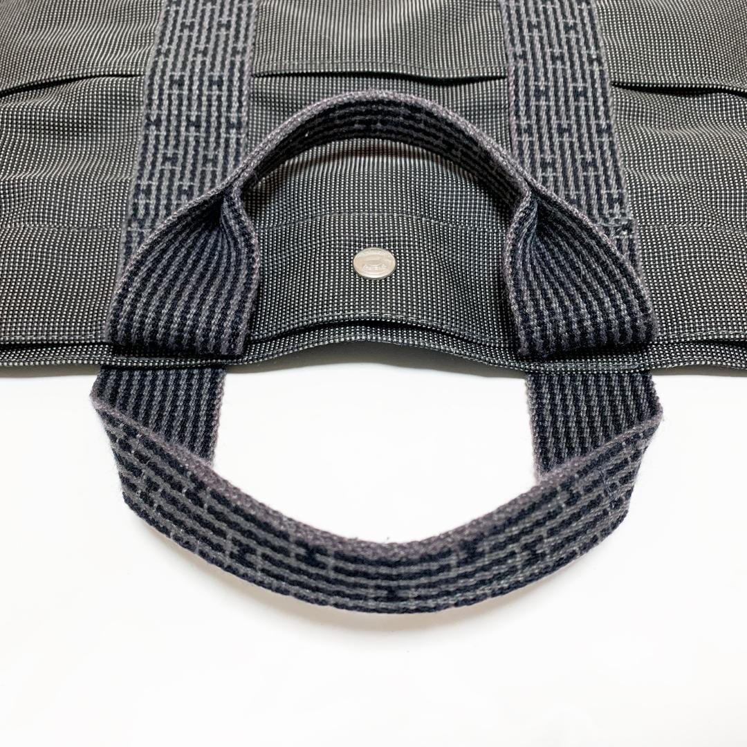 HERMES エルメス エールラインMM トートバッグ グレー