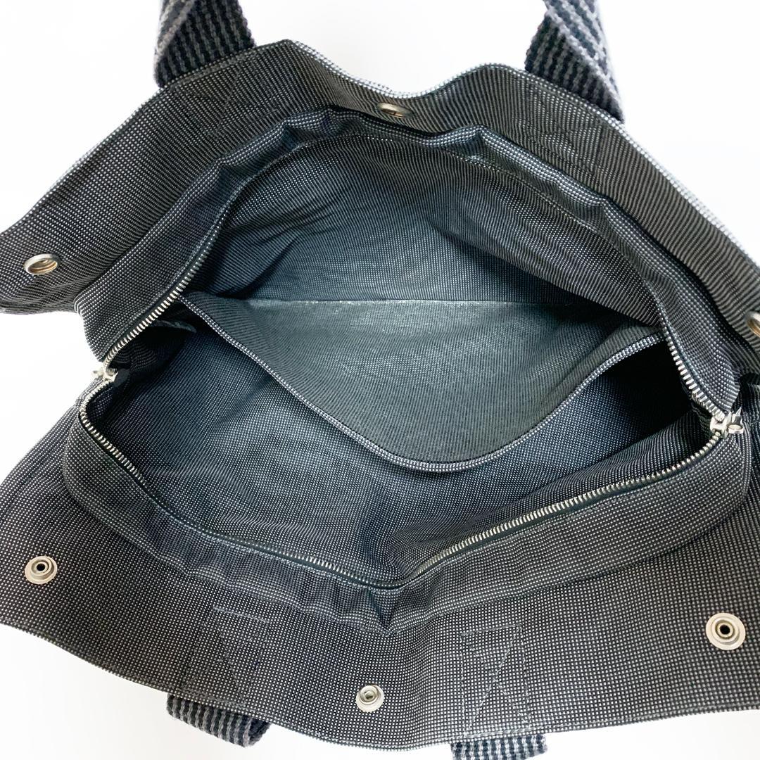 HERMES エルメス エールラインMM トートバッグ グレー
