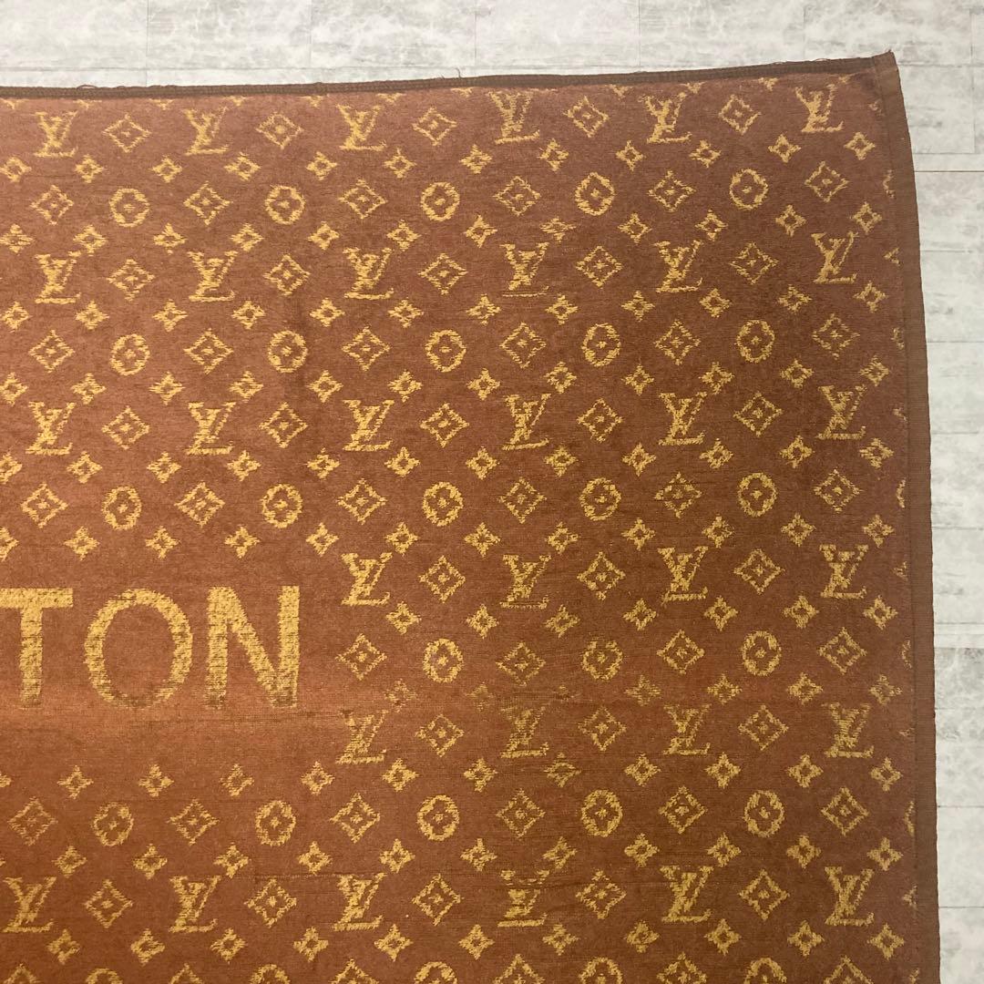 ルイヴィトン　LOUIS VUITTON ビーチタオル　モノグラム　ブラウン