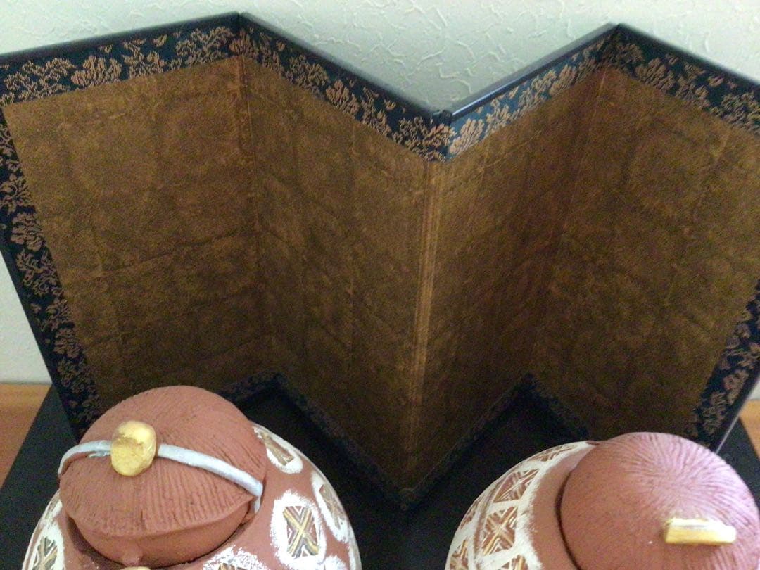 ⭕️⭕️嬉野 風ン谷淳窯 陶器製 雛人形 2体セット⭕️⭕️