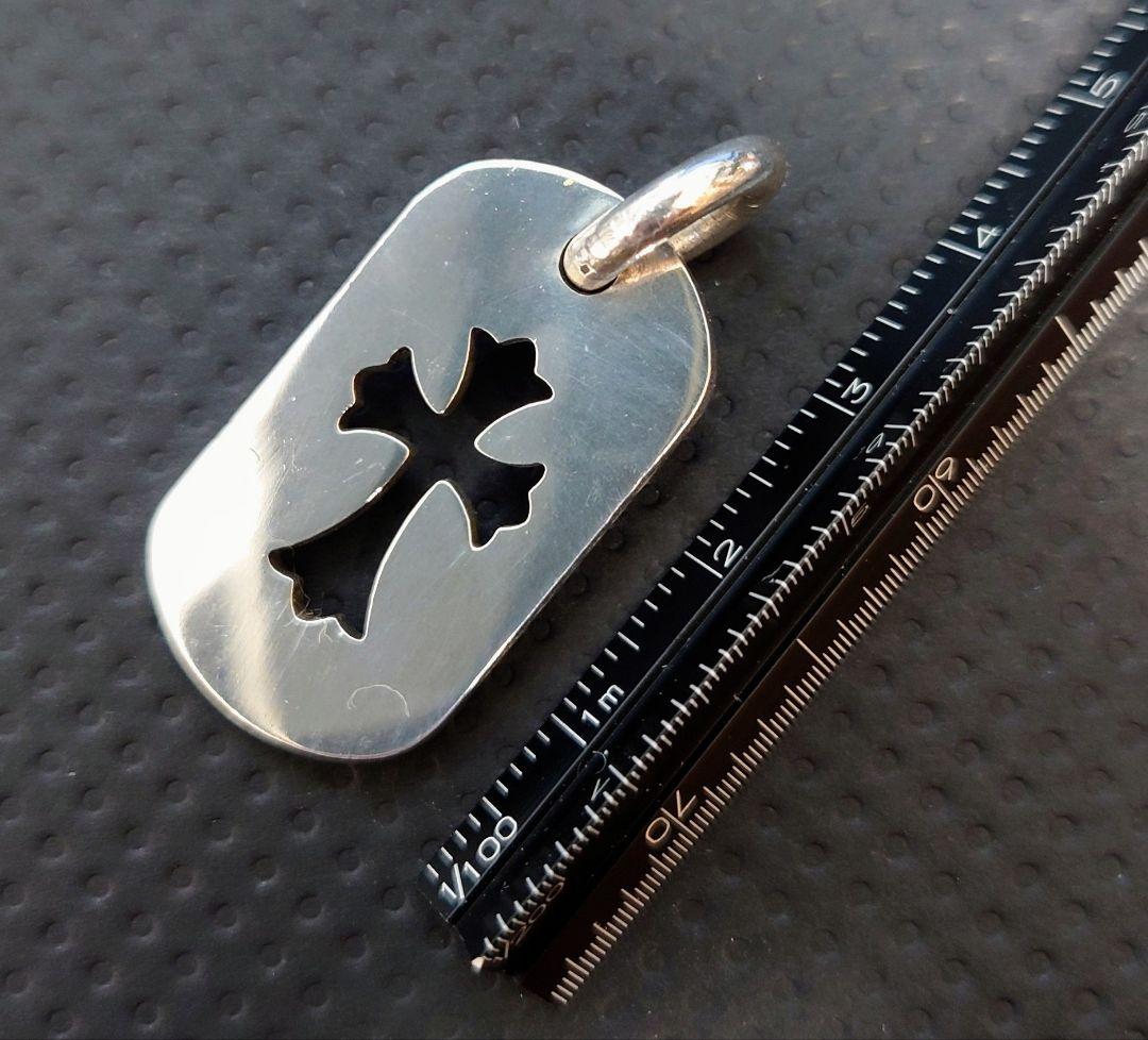 【正規品】CHROME HEARTS CROSS DOGTAG