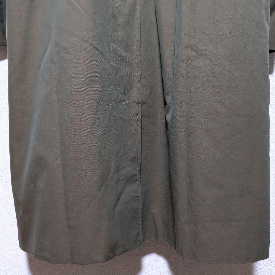美品 英国製 80s バーバリー ステンカラーコート メンズ 玉虫 丸善 86B