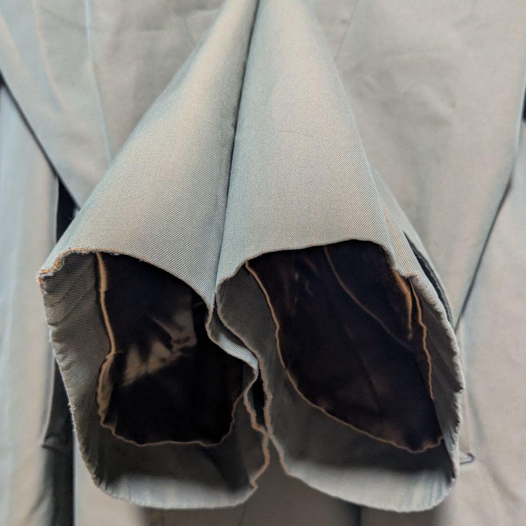 美品 英国製 80s バーバリー ステンカラーコート メンズ 玉虫 丸善 86B