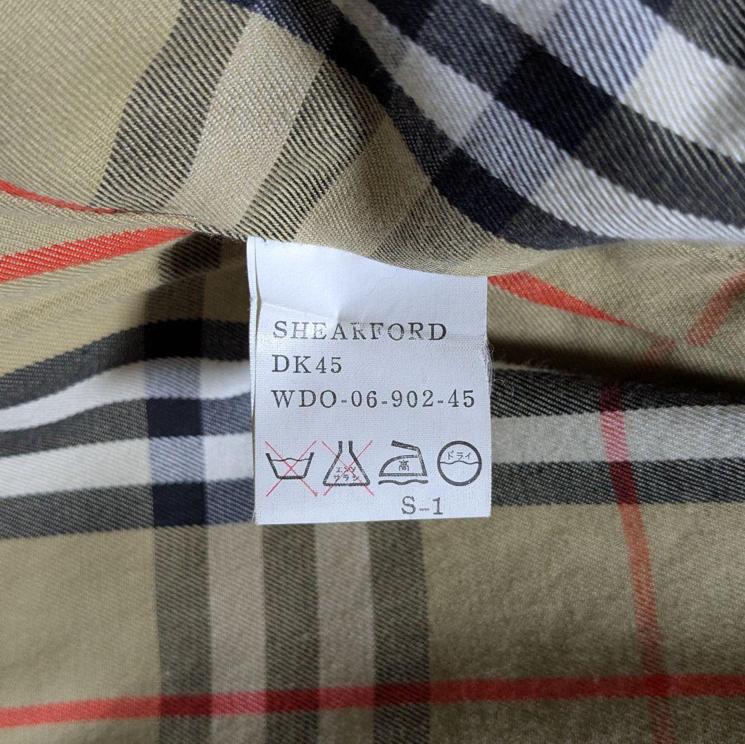 美品 英国製 80s バーバリー ステンカラーコート メンズ 玉虫 丸善 86B