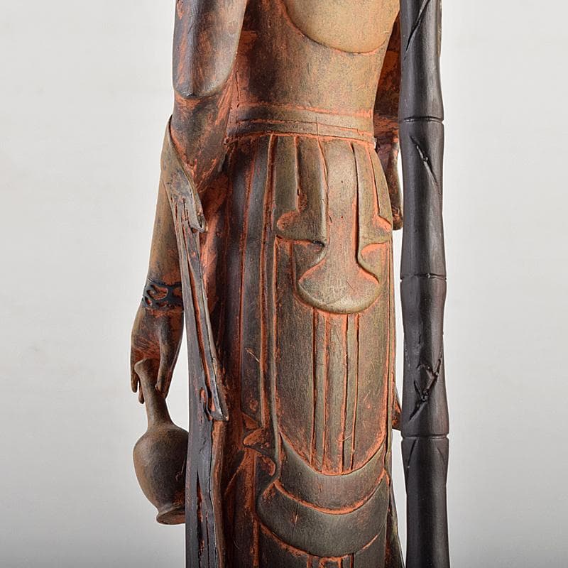 仏教美術　樹脂製　レプリカ　百済観音　仏像　置物　高さ約36㎝　M　R7660B