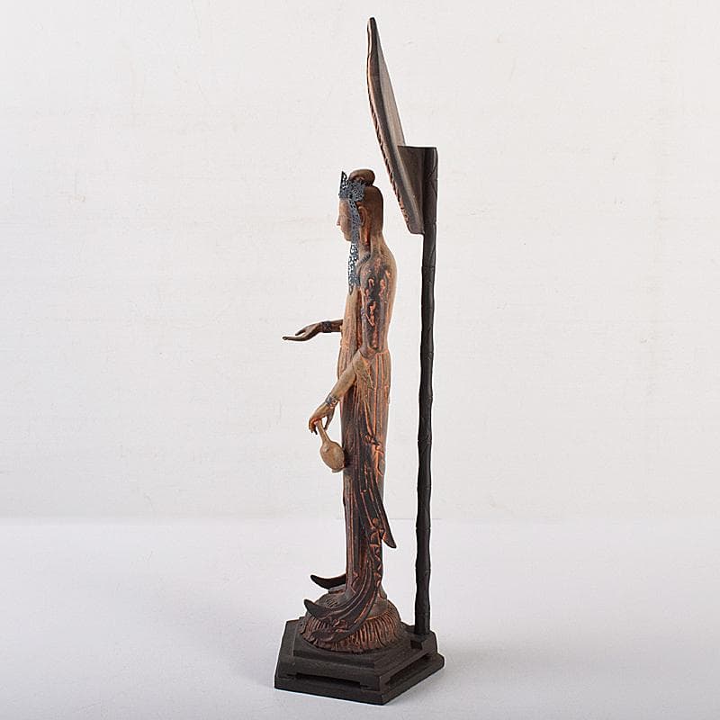 仏教美術　樹脂製　レプリカ　百済観音　仏像　置物　高さ約36㎝　M　R7660B