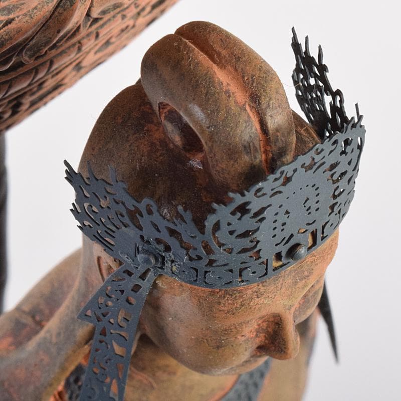 仏教美術　樹脂製　レプリカ　百済観音　仏像　置物　高さ約36㎝　M　R7660B