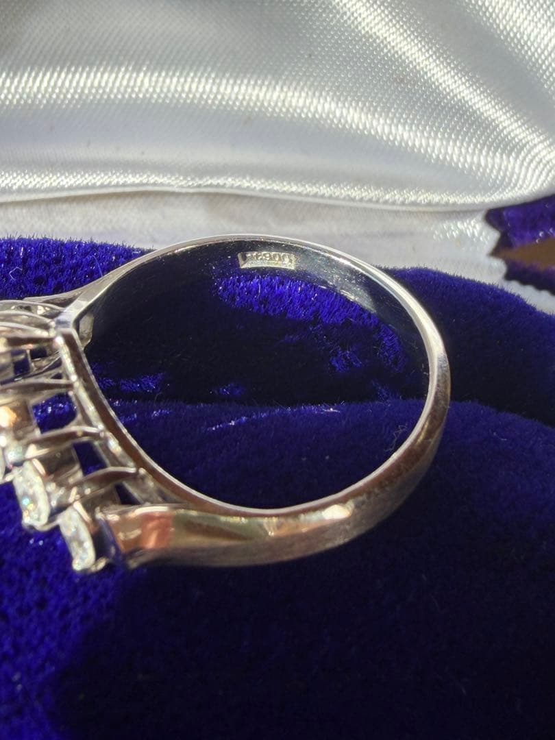 マーキスカット　ダイヤリング　12号