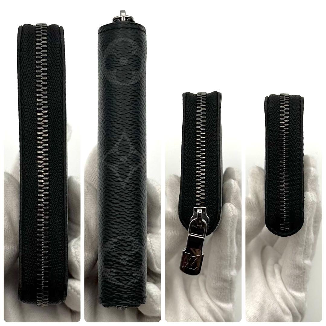 【超極美品】ルイヴィトン エクリプス ジッピーパース 小銭入れ 付属品付き