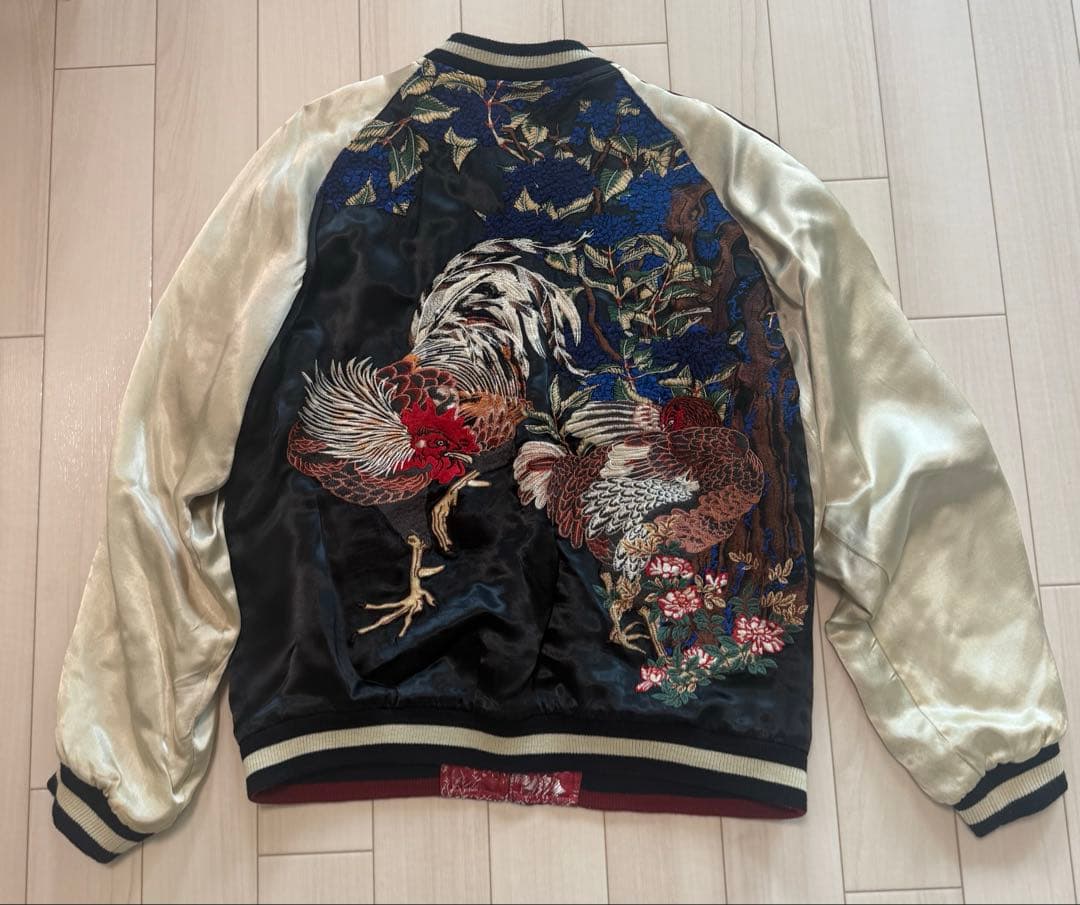 横須賀 刺繍入り スカジャン リバーシブル