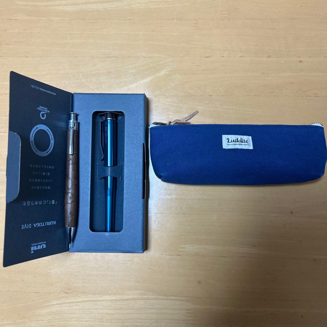 KURUTAKE DIVE シャープペンシル 工房偰　ラダイト筆箱　３点セット