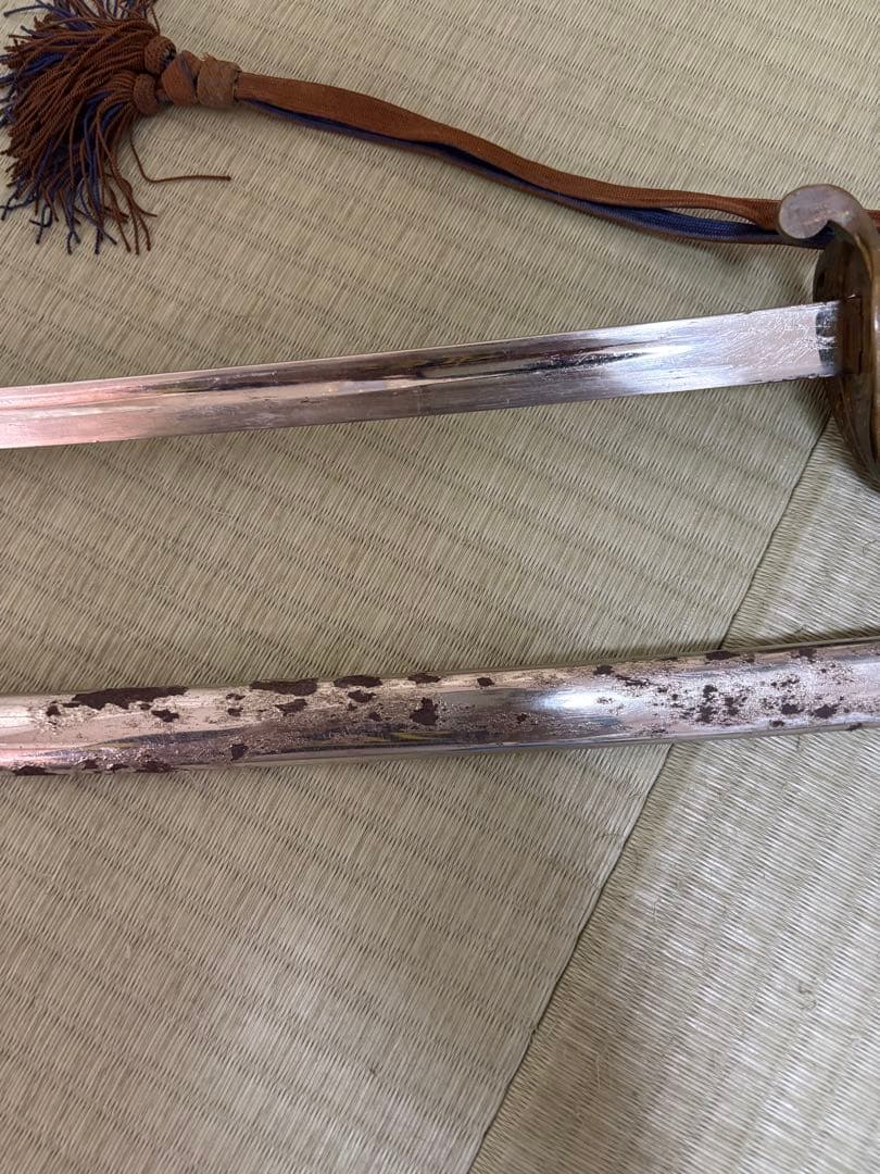 旧日本軍 指揮刀 旗棒 模造刀 サーベル 軍刀 帝国陸軍 海軍 日本軍