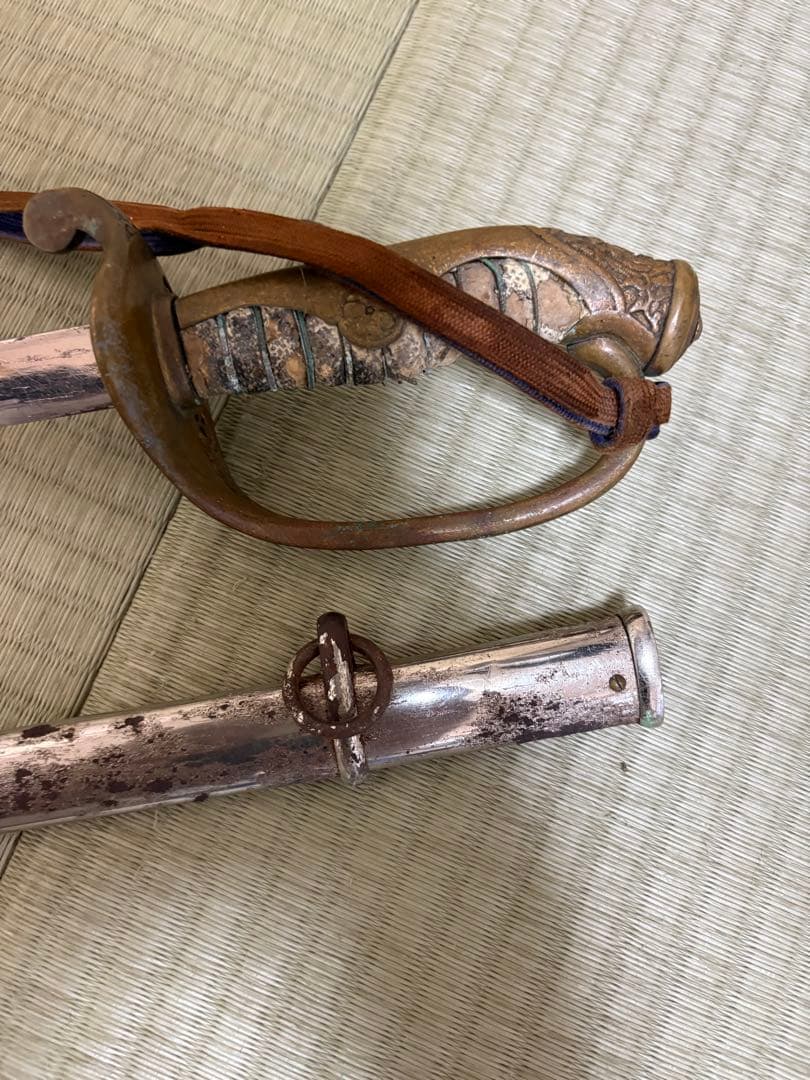 旧日本軍 指揮刀 旗棒 模造刀 サーベル 軍刀 帝国陸軍 海軍 日本軍