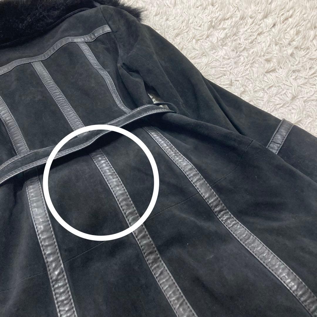 90s ヴィンテージ Max Mara マックスマーラ 牛革 レザーコート