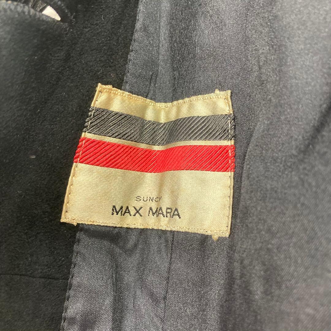90s ヴィンテージ Max Mara マックスマーラ 牛革 レザーコート