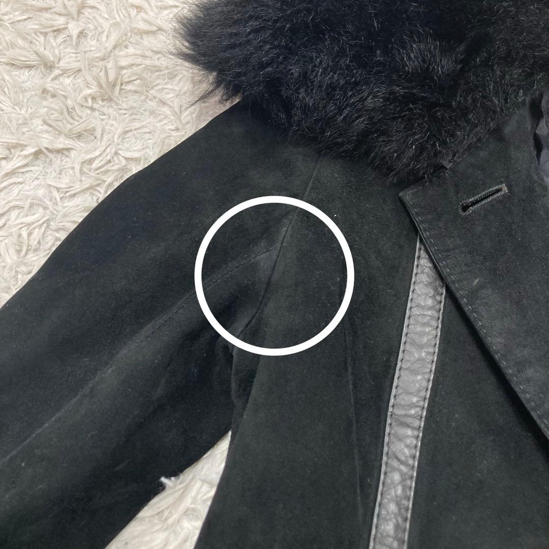 90s ヴィンテージ Max Mara マックスマーラ 牛革 レザーコート