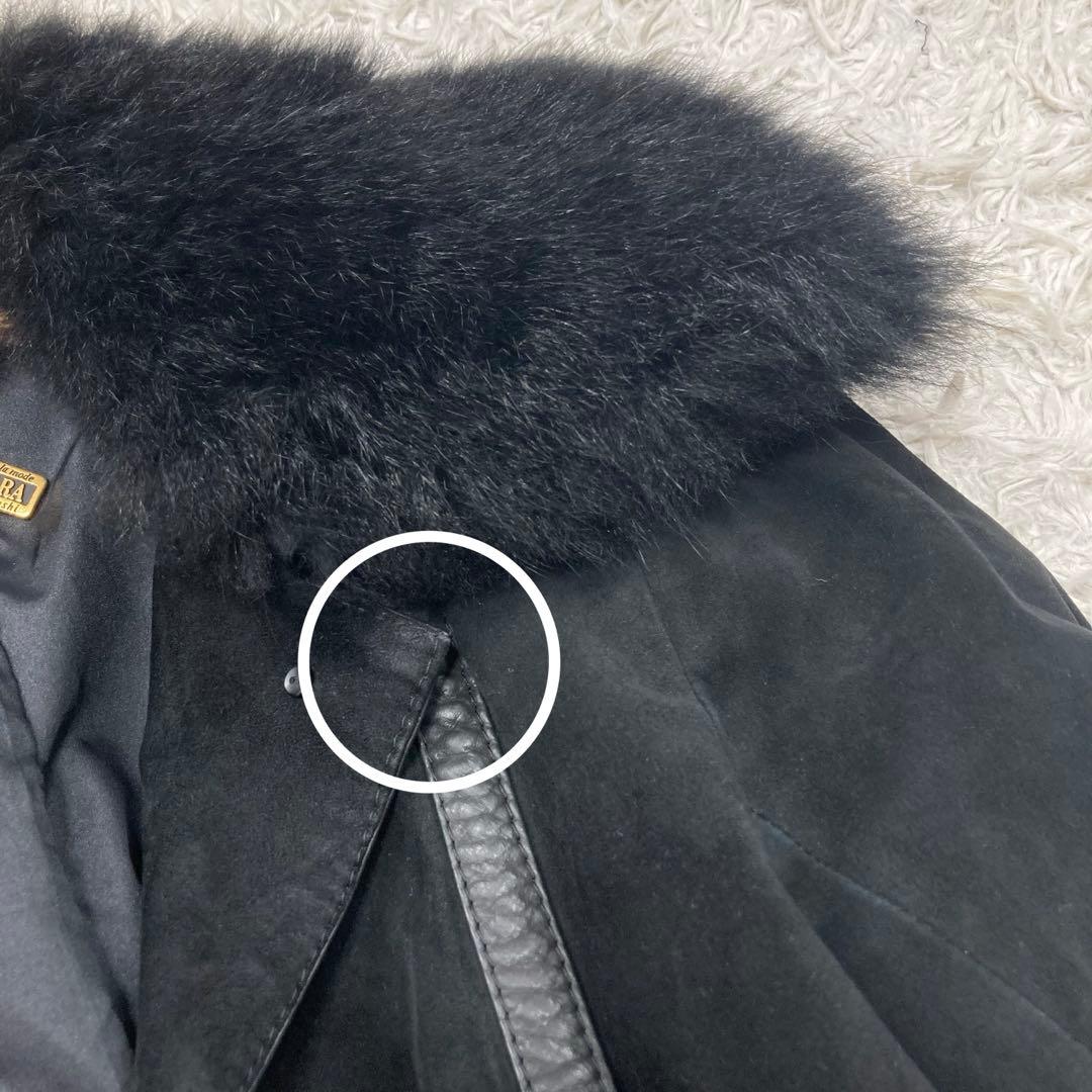 90s ヴィンテージ Max Mara マックスマーラ 牛革 レザーコート