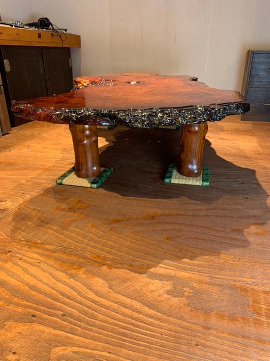 花梨　高級木材　一枚テーブル