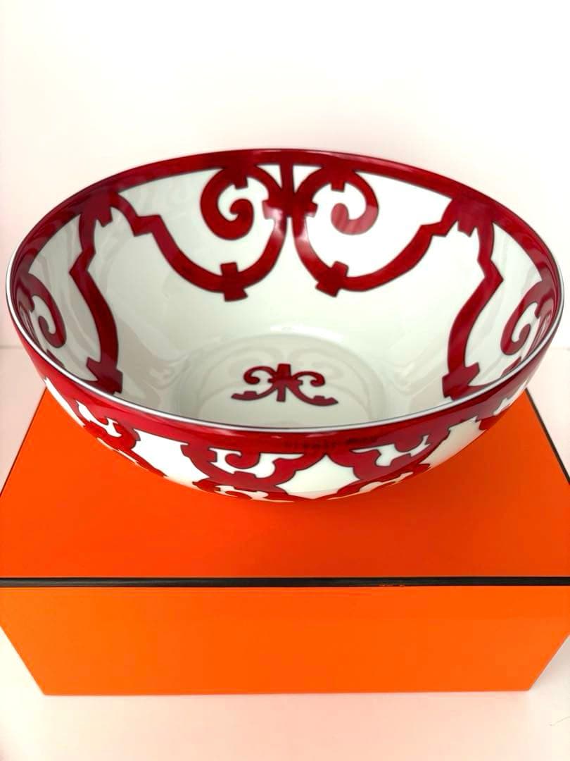 新品 稀少 廃盤品 エルメス ガダルキヴィール サラダボウル 25㎝