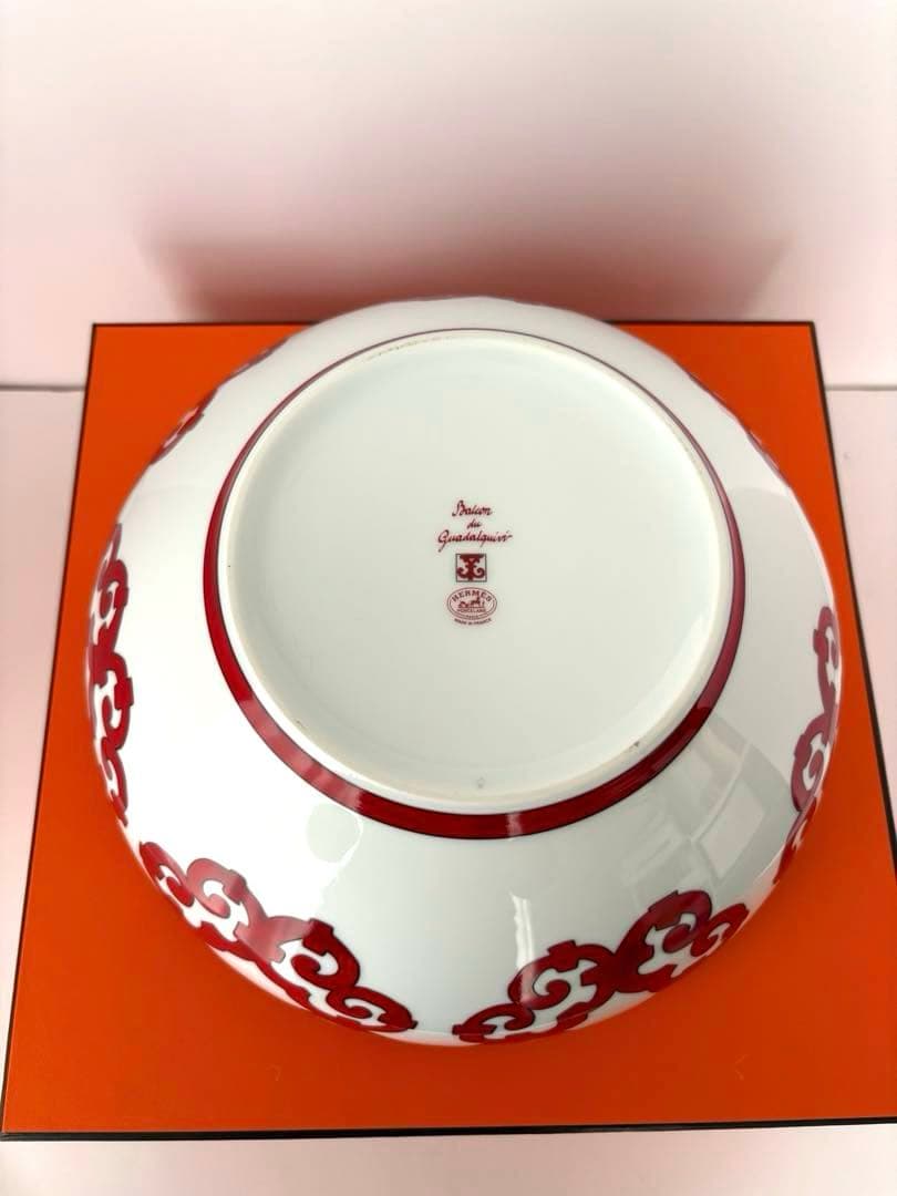 新品 稀少 廃盤品 エルメス ガダルキヴィール サラダボウル 25㎝