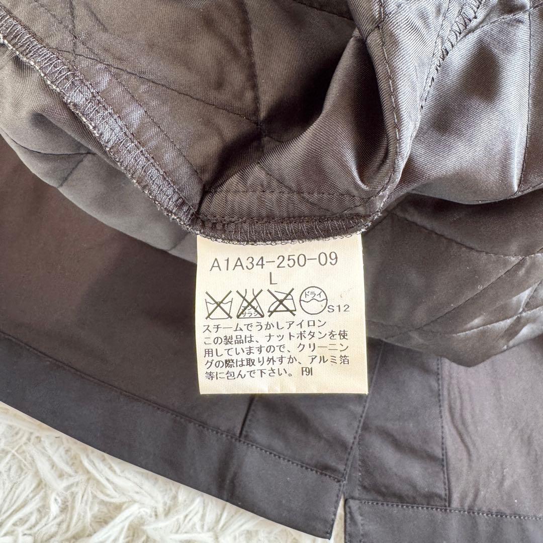 美品　バーバリーロンドン　トレンチコート　キルティングライナー　Lサイズ　黒