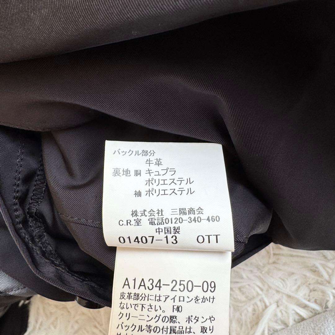 美品　バーバリーロンドン　トレンチコート　キルティングライナー　Lサイズ　黒